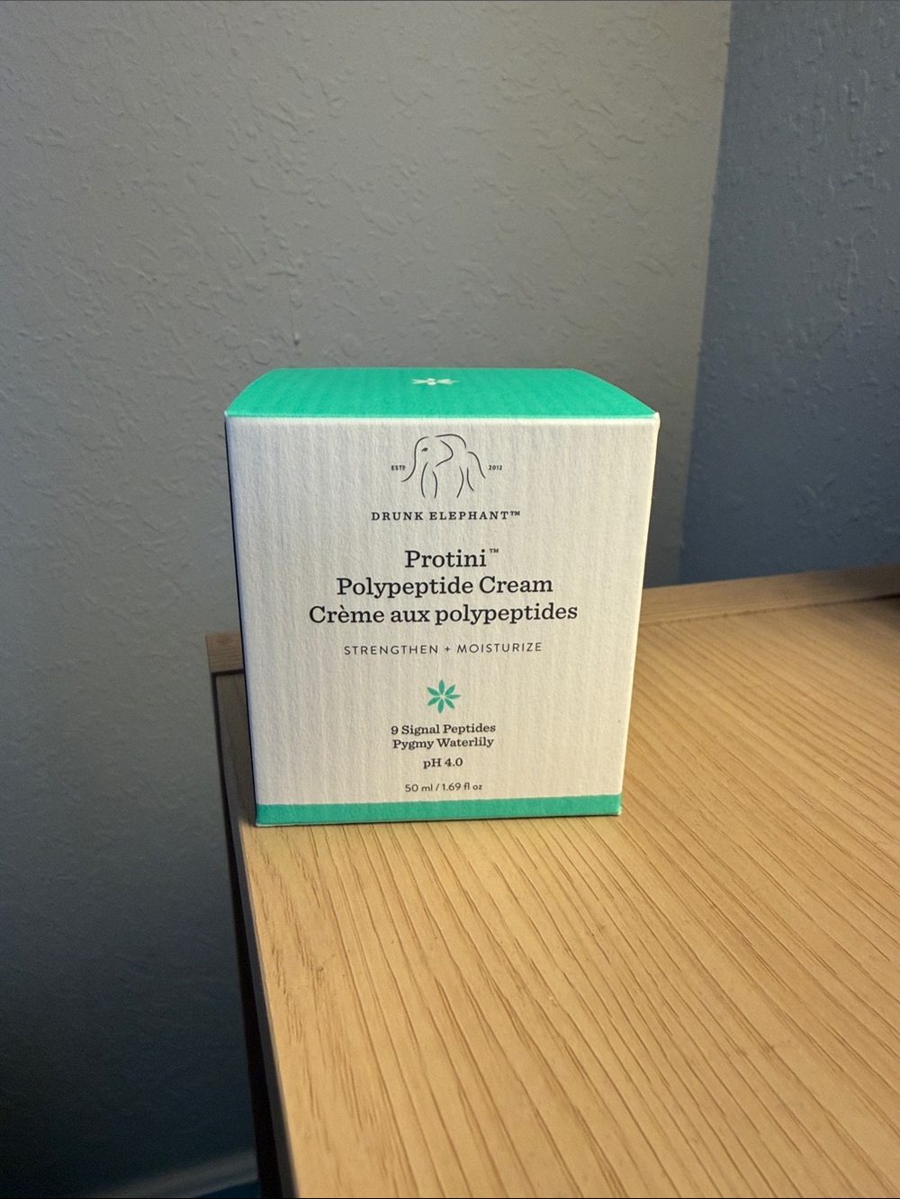 Drunk Elephant Protini Polypeptide Cream - White & Teal Green Accent
